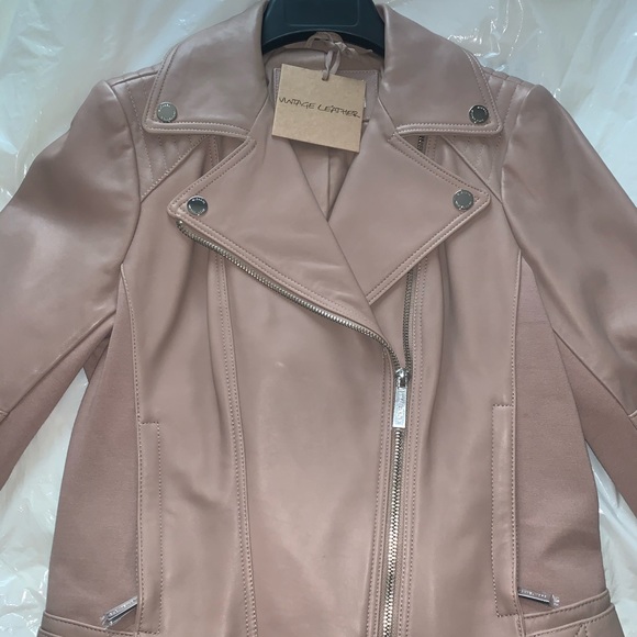Michael Kors Vintage Leather Jacket - Picture 2 of 7